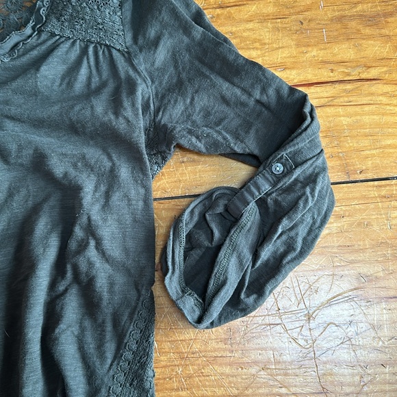 Anthro Meadow Rue top with crochet detail - Picture 6 of 8